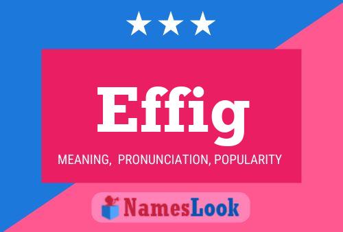 Effig Name Poster