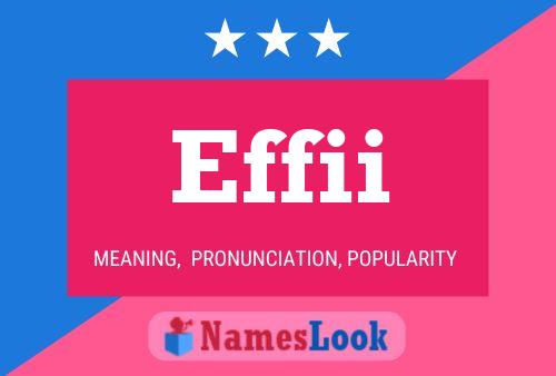 Effii Name Poster