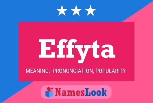 Effyta Name Poster