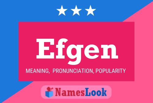 Efgen Name Poster