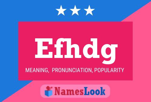 Efhdg Name Poster