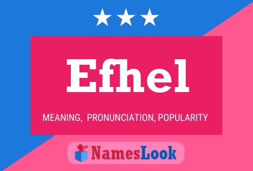 Efhel Name Poster