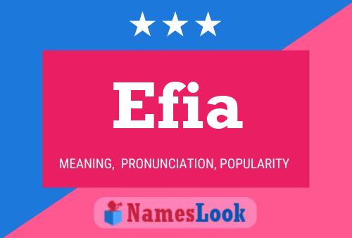 Efia Name Poster