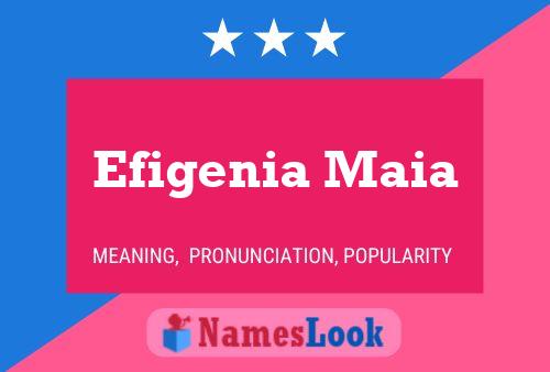 Efigenia Maia Name Poster