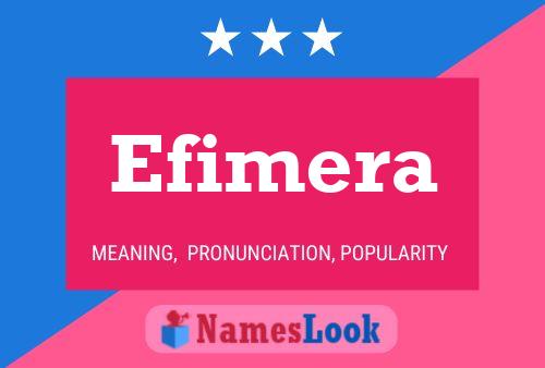 Efimera Name Poster