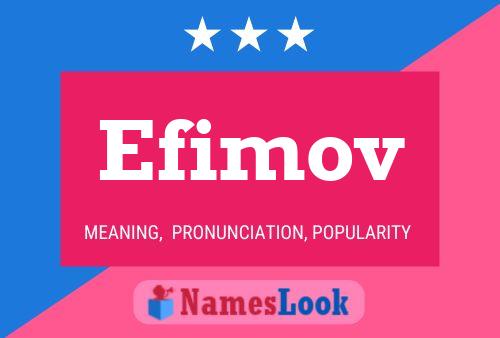 Efimov Name Poster