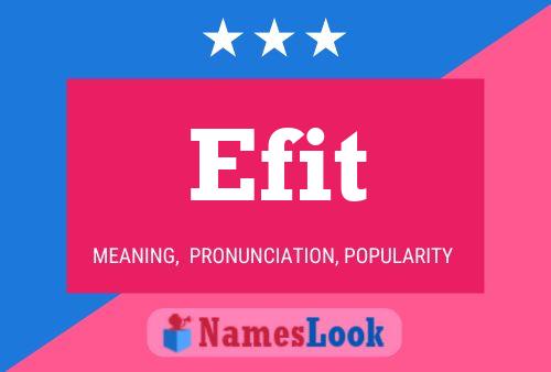 Efit Name Poster