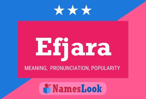 Efjara Name Poster