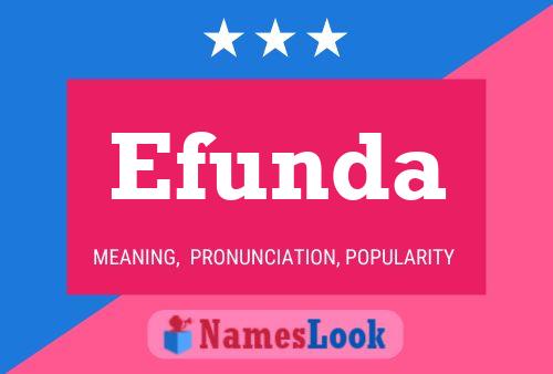 Efunda Name Poster