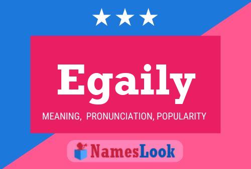 Egaily Name Poster