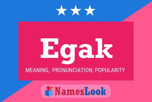 Egak Name Poster