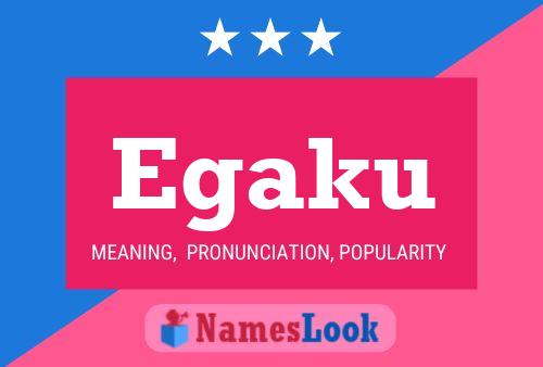 Egaku Name Poster