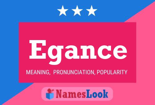 Egance Name Poster