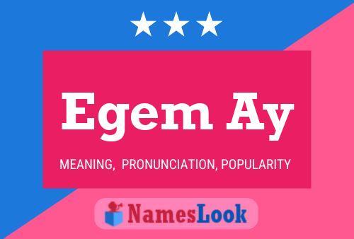 Egem Ay Name Poster