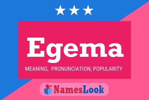 Egema Name Poster