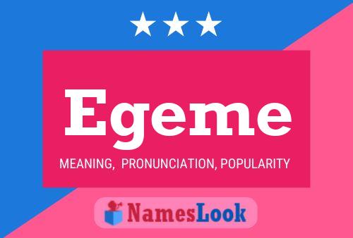 Egeme Name Poster