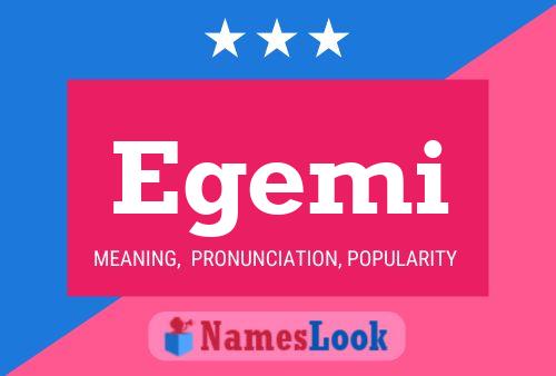 Egemi Name Poster