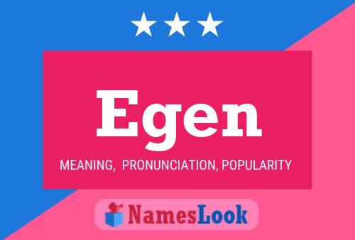 Egen Name Poster