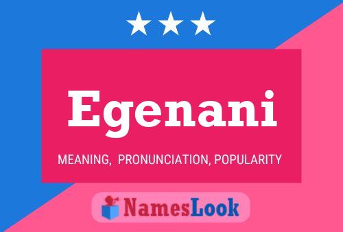 Egenani Name Poster