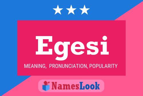 Egesi Name Poster