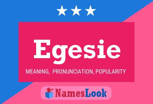 Egesie Name Poster