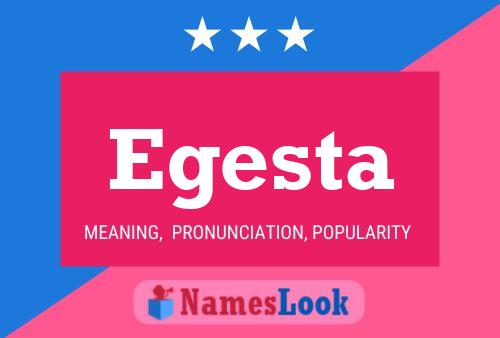 Egesta Name Poster