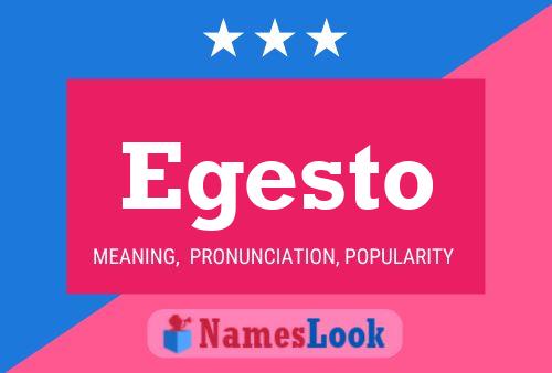 Egesto Name Poster