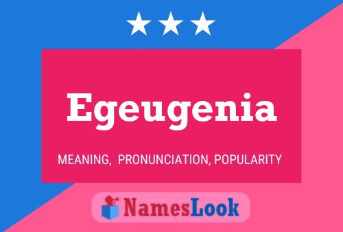 Egeugenia Name Poster