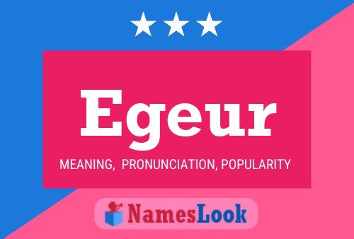 Egeur Name Poster