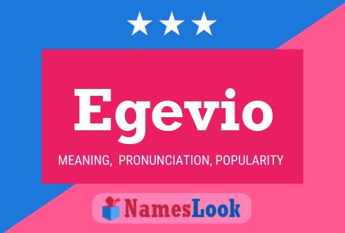 Egevio Name Poster