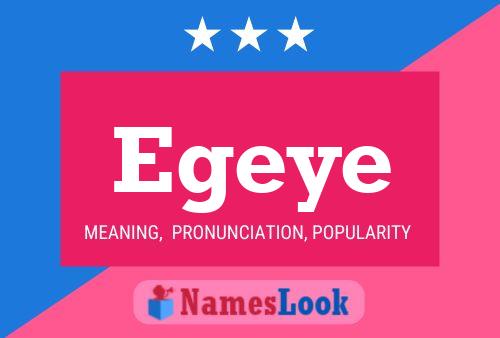 Egeye Name Poster