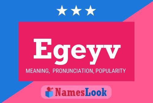 Egeyv Name Poster