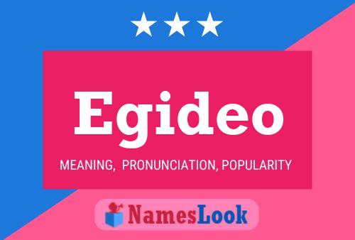 Egideo Name Poster