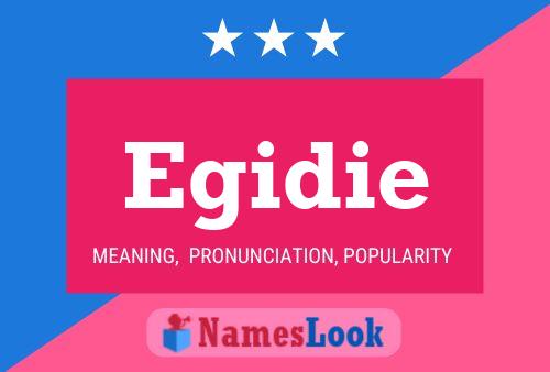 Egidie Name Poster