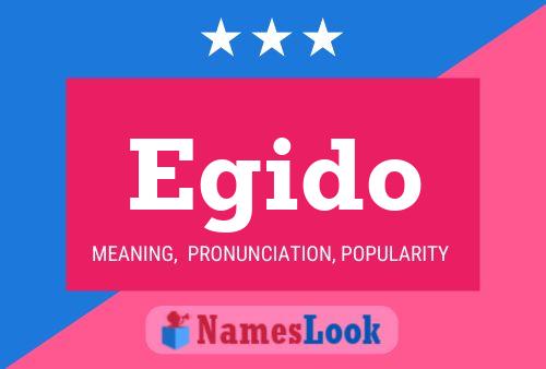 Egido Name Poster