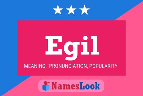 Egil Name Poster