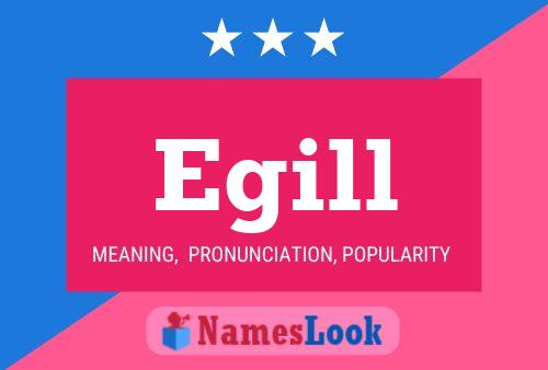 Egill Name Poster