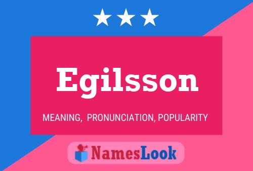 Egilsson Name Poster