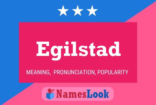 Egilstad Name Poster