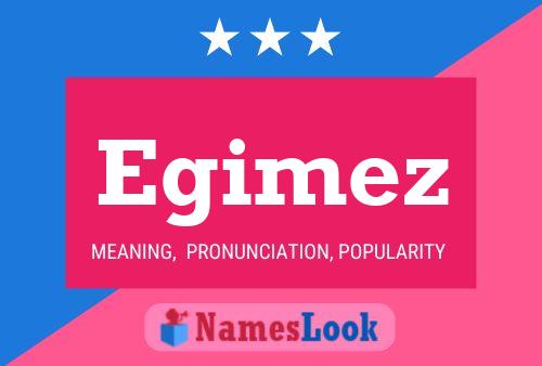 Egimez Name Poster