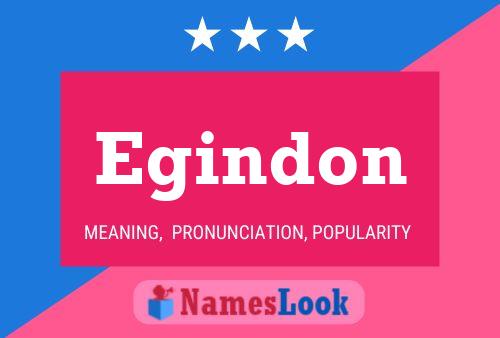 Egindon Name Poster