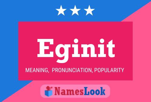 Eginit Name Poster