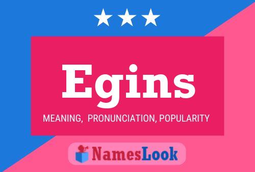 Egins Name Poster