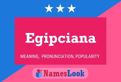 Egipciana Name Poster