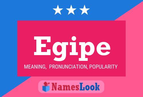 Egipe Name Poster