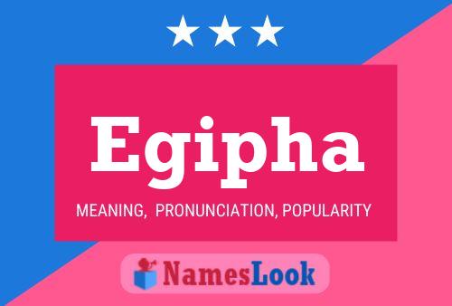 Egipha Name Poster