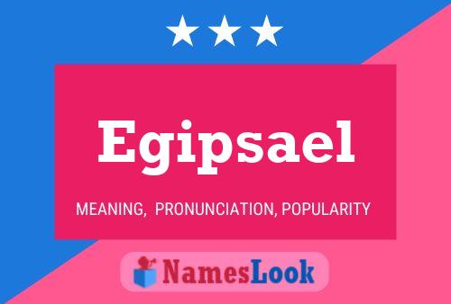 Egipsael Name Poster