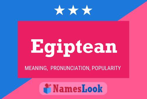 Egiptean Name Poster