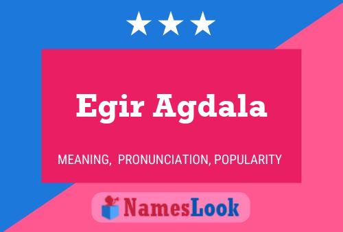 Egir Agdala Name Poster