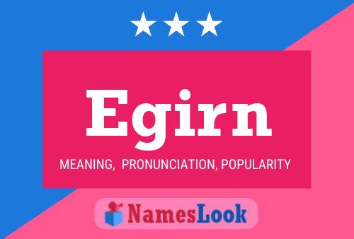 Egirn Name Poster